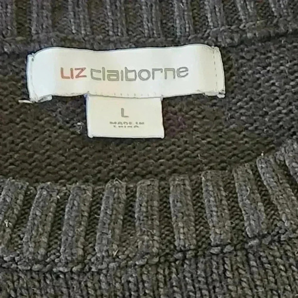 Liz Claiborne sweater with pearl details, L - Picture 7 of 9